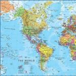 Как выглядят географические карты в разных странах мира Карта мира с точки зрения австралии
